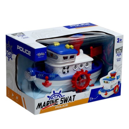 Boat "Saw", light, sound, on batteries-5