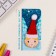 New Year of the setting icon with a cap d = 35 mm "Snow Maiden" 6.5x11 cm