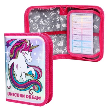 Hargon penal with holography, 1 section, 130x190x30 mm, hinged bar, Minnie Mouse and unicorn-5