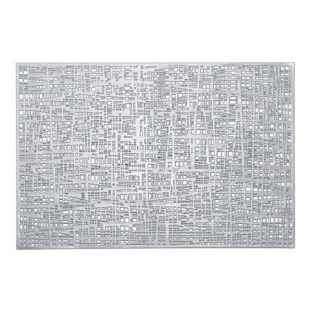 Hot stand Zeller, size 30x45 cm, silver color