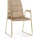 LANA Metal/velor, gold/beige 57x56x88 cm stool