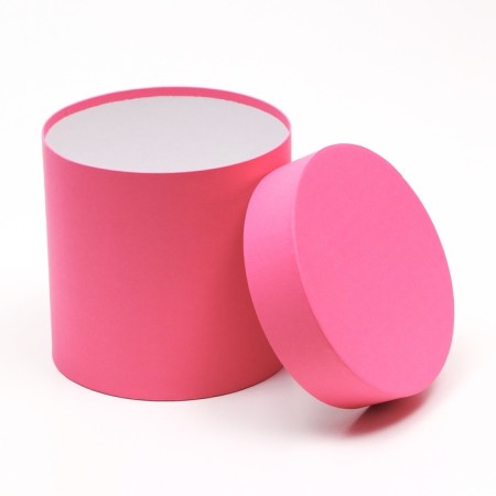 A set of round boxes 5B1 "Paints", Pink, 25 x 25 x 25 - 19 x 19 x 19 cm-4