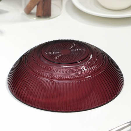 Glass salad "Luiza", d = 16 cm, lilac color-7