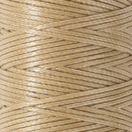 The threads are waxed, flat, 210d/16, 1 mm, 50 ± 2 m, beige color-1