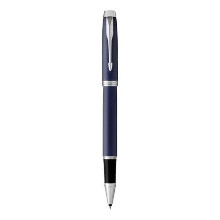 Roller pen Parker Im Core Matte Blue Ct F, Blue Matte/ Chrome Corps, Black Ink-5