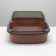 Toilet with transparent sides with a scoop and filter, 50 x 34 x 18 cm, brown