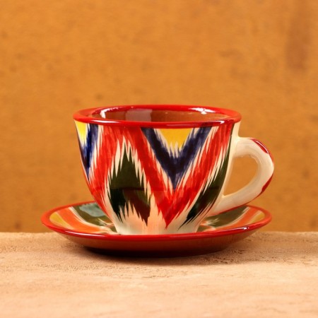 Tea couple Rishtan ceramics "Atlas", 250 ml,