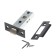 Stiring door interior Lockland zkm1bl, black color, steel tongue