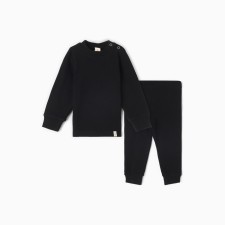 The kit of children's thermo (jumper, pants) minku, black color, height 74-80 cm