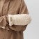 Women's mittens for lawsuit. Mehu Mist, rr. 26cm, beige