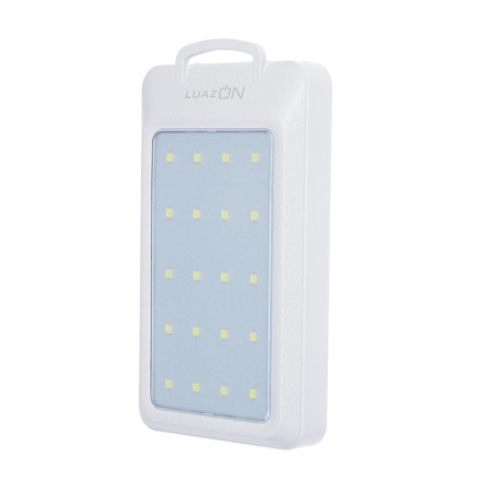 External battery Luazon PB-09, 7000 mAh, 2xUSB, MicroUSB, 1 A, Sunny Bat, flashlight, compass