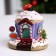 LED figure "House of sweets" 13 × 12 × 9 cm, polystone, batteries Lr44x2, glow warm white