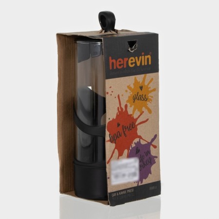 French press Herevin "Arabica", 1 l, black color-2