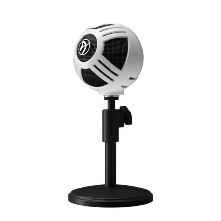 Computer microphone Arozzi sfera, 50-16000 Hz, 44 dB, USB, 1.8 m, white-1