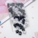 Hair crab "Mini" (set 100 pcs) simple, 1 cm, black and white