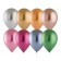 Latex ball 12 ", chrome, set 50 pcs., Mix