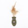 A toy for cats from pressed cat mint "openwork fish", 6.5 cm