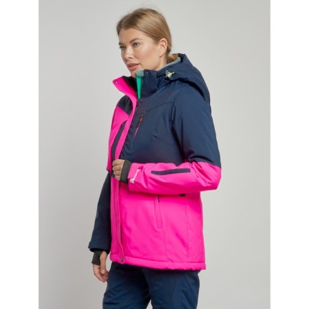 Ski jacket women's winter, size 48, pink color-2