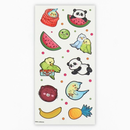 Set for creating acrylic key fobs with "universal" stickers-13