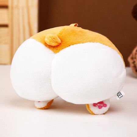 Soft toy "Corgi", on a key fob, 12 cm-1