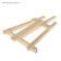 Molbert desktop mini "lira", 375 x 260 x 220 mm, rail 20 x 20 mm