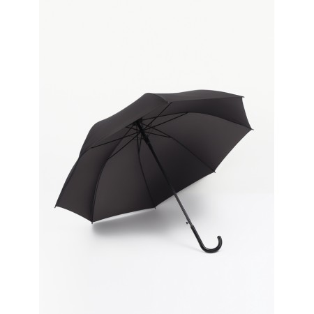 Umbrella is a s/auth r56/67 8sp n/u/u plain handle-bag Black package-1