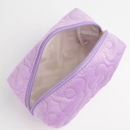 Lightning cosmetic bag, lilac color-2