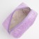 Lightning cosmetic bag, lilac color