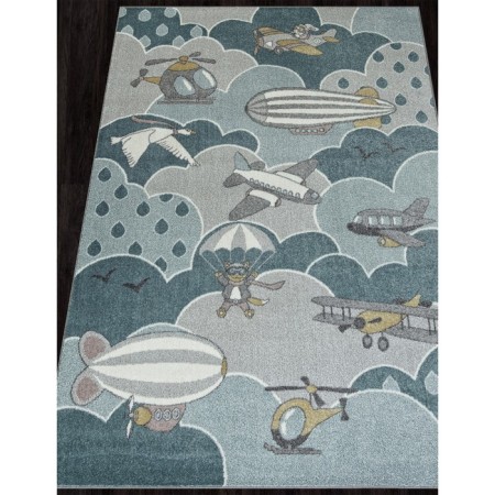 Rectangular carpet Merinos Sofit, size 80x150 cm, Multicolor color-1