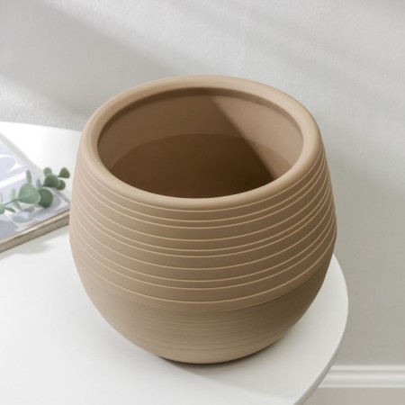 Pot "duet", 2.5 l, the color of coffee with milk-2