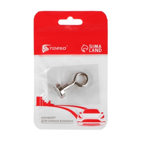 Neodimal magnet with a loop for a car, d 16 mm, clutch 6 kg-5