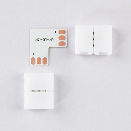 Corner L for LED tape 2835 12/24V (3 contacts) GS6601, 10 pcs-2