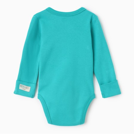 Body Children's minku emerald color, height 62-68 cm-10
