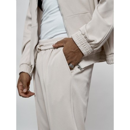 Sports suit men's, size 50, beige color-9