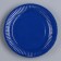 Disposable dishes: paper plate "blue", plain, 18 cm