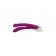 Vibrator Mystim Bon Aparte, double, purple color, 22 cm