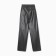 Women's trousers (eco-leather) minku: classic color black, rn 46