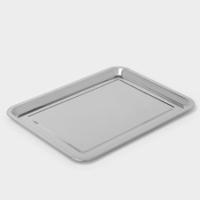 Поднос из нержавеющей стали 40×30×2 см (+/- 1см)