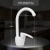 Zein Z3666 kitchen mixer, single-leaf, pour height 23 cm, ABS plastic, white