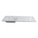 Sink over the Uperwood washing machine Marsal 120 cm, left, white marble