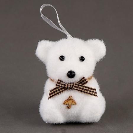 A toy of foam "Bear" with an umbrella, 8 cm