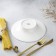 Porcelain plate for Magistro Paste "Blanche", 200 ml, D = 20.5 cm, white color