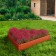 Galled flowerbed, 50 × 15 cm, orange "Terpion", Greengo