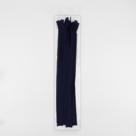 Lightning secret, No. 3, non-proceeding, locking machine, 40 cm, dark blue color-2
