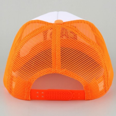 Women's cap with Easy grid, orange color, river 56-5