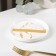 Ceramic pies Gold, d = 15 cm, white color
