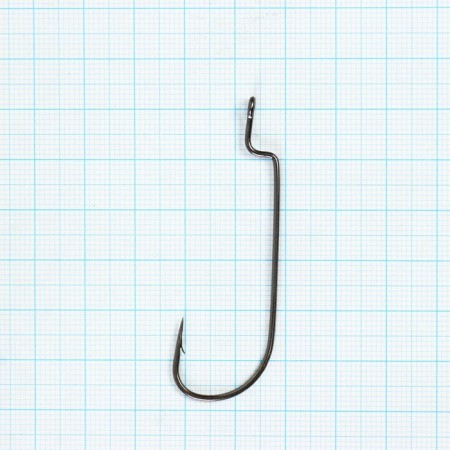 Hooks Volzhanka Worm Offset Hook No. 5/0, 10 pcs-1