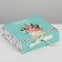 Gift folding box, packaging, “beloved mother”, 20 x 18 x 5 cm, without tape