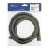 Shower hose Zein Z3645, 150 cm, brass nuts 1/2 ", PVC braid, graphite