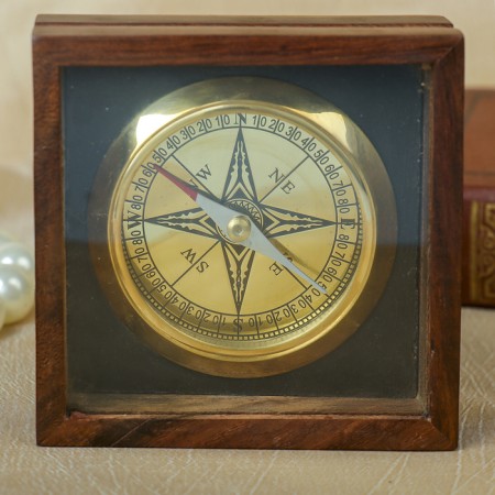 Compass "hiking" brass 4x11.3x11.3 cm-2
